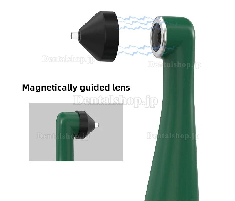 歯科用ワイヤレスLED光重合照射器 (マグネット式マイクロキュアレンズ付き)